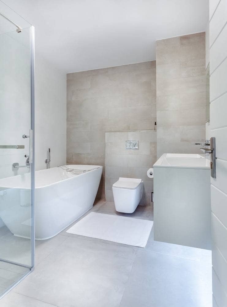 complete bathroom remodel modern design